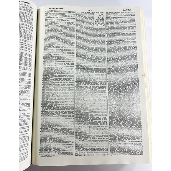 Webster's Third New International Dictionary Unabridged G&C Merriam 1971 - Picture 7 of 11